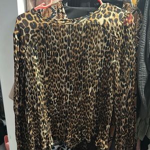 Express women’s pleated top, worn once.
